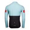 Langarmtrikot Herren P-Rush Rider in Himmelblau, Rückansicht