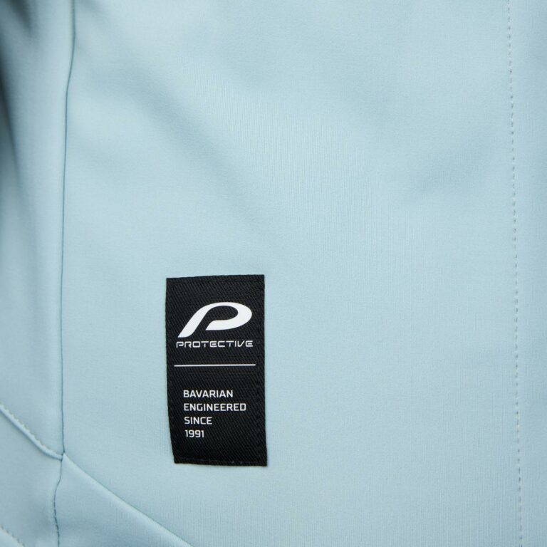 Langarmtrikot Herren P-Jameson in Himmelblau, Detailansicht 2