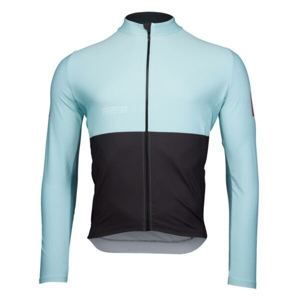 Langarmtrikot Herren P-Rush Rider in Himmelblau, Vorderansicht