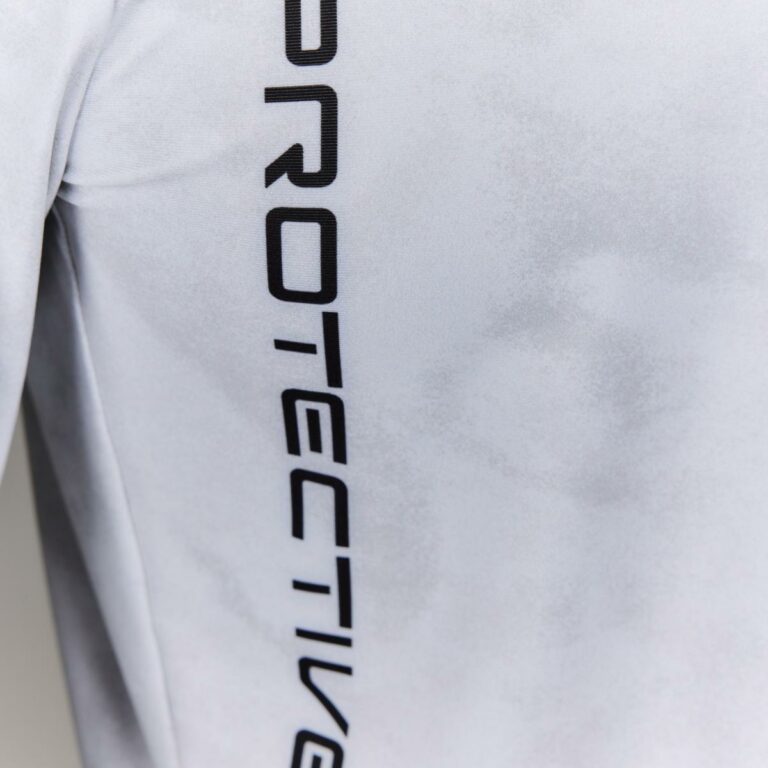 Langarmtrikot Herren P-Clay LS in Off White, Detailansicht