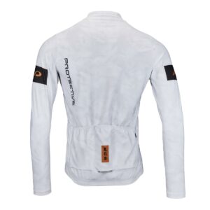 Langarmtrikot Herren P-Clay LS in Off White, Rückansicht