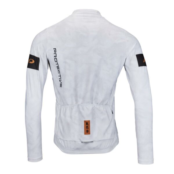 Langarmtrikot Herren P-Clay LS in Off White, Rückansicht