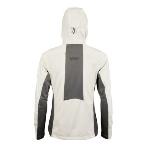 Softshelljacke Damen P-Rock W in Off White, Rückansicht