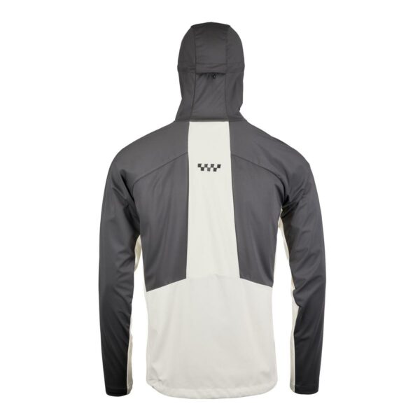 Softshelljacke Herren P-Rock in Gunmetal, Rückansicht