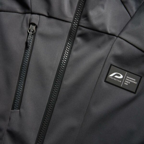 Softshelljacke Herren P-Rock in Gunmetal, Detailansicht 4