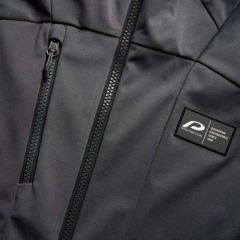 Softshelljacke Herren P-Rock in Gunmetal, Detailansicht 4