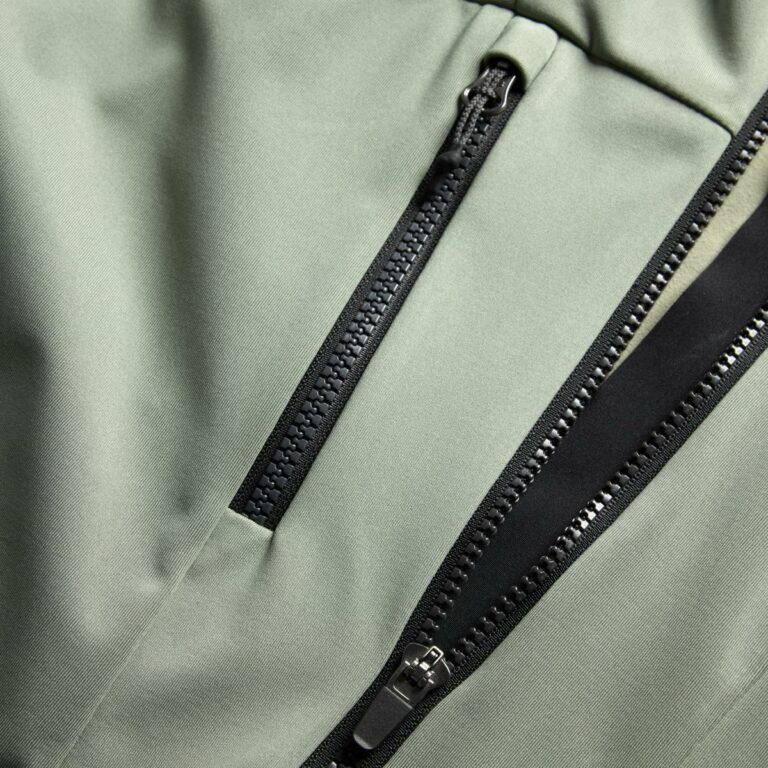 Softshelljacke Herren P-Rock in Hellgrün, Detailansicht