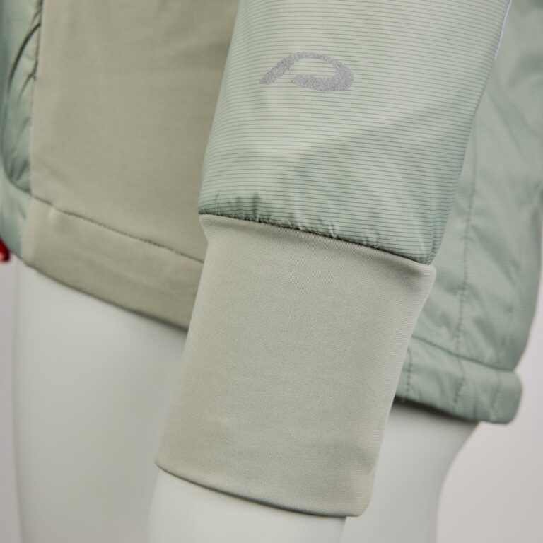 Hybridisolationsjacke Damen P-Macro W in Hellgrün, Detailansicht 7