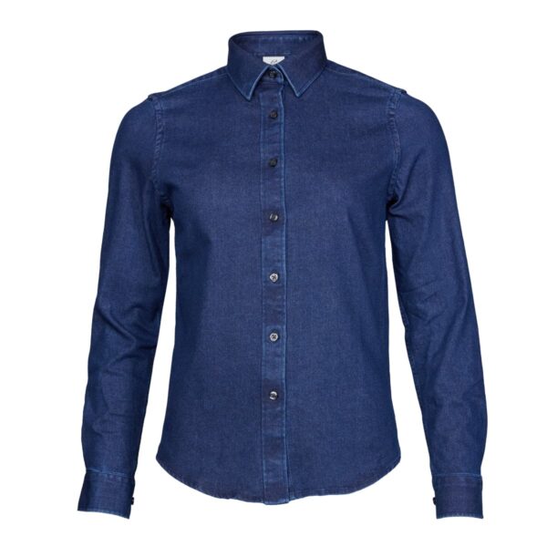 Jeanshemd Damen P-Blue Jean W in Denim, Vorderansicht