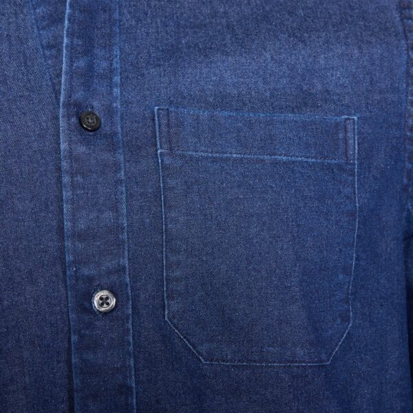 Jeanshemd Herren P-Blue Jean in Denim, Detailansicht 8