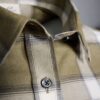 Karohemd Damen P-ROD Checker W in Khaki, Detailansicht 2