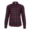 Karohemd Damen P-ROD Checker W in Weinrot, Vorderansicht