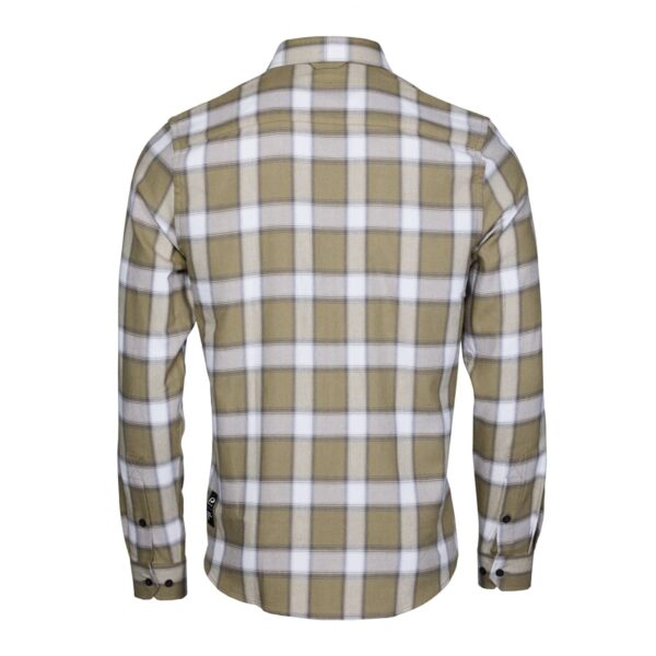 Karohemd Herren P-ROD Checker in Khaki, Rückansicht