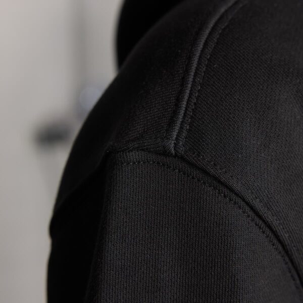 Hoodie Unisex P-Jack D. in Schwarz, Detailansicht 11