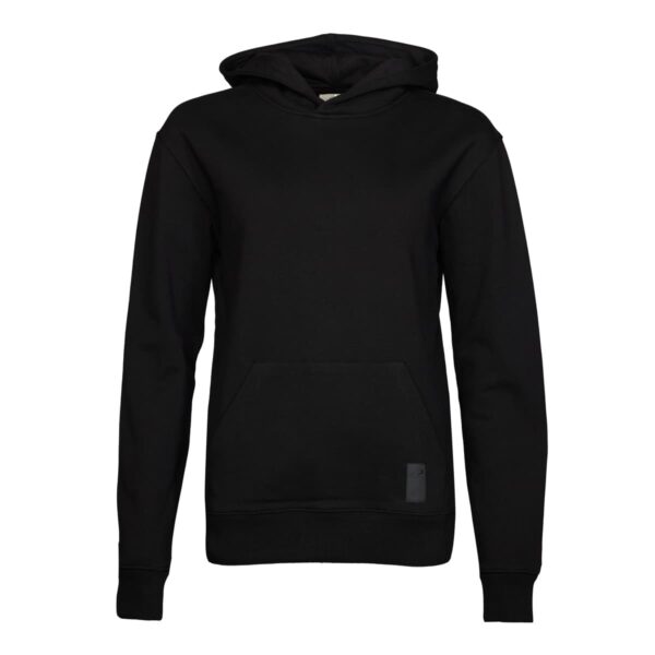 Hoodie Unisex P-Jack D. in Schwarz, Vorderansicht