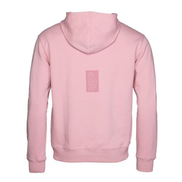 Hoodie Unisex P-Jack D. in Zartrosa, Rückansicht