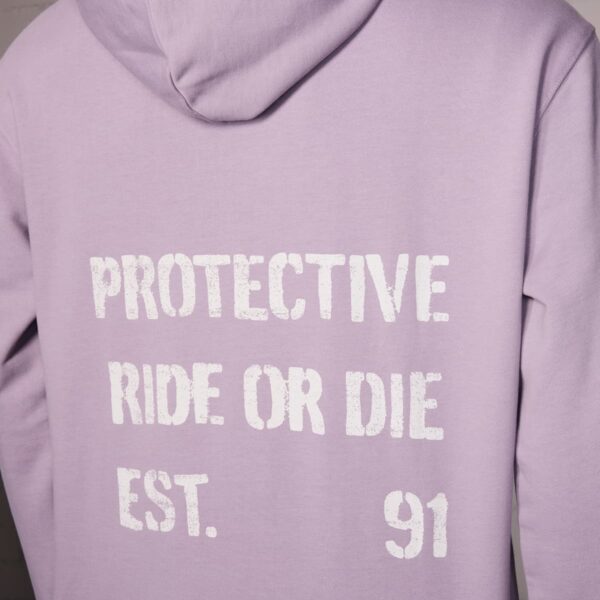 Hoodie Unisex P-Jack D. in Violett, Detailansicht 19
