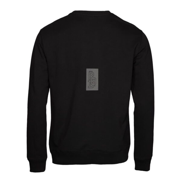 Sweater Unisex P-Joe D. in Schwarz, Rückansicht