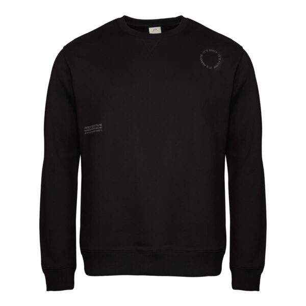 Sweater Unisex P-Joe D. in Schwarz, Vorderansicht