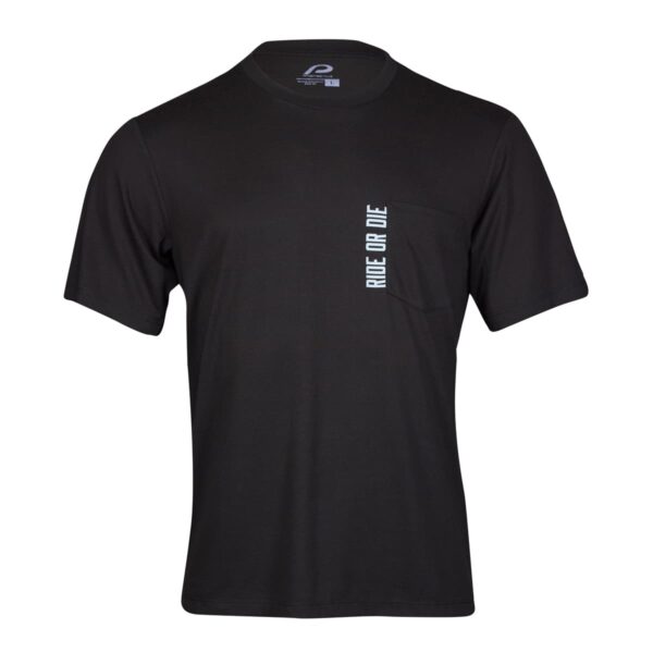 Funktionsshirt Herren P-Wildwood in Schwarz, Vorderansicht