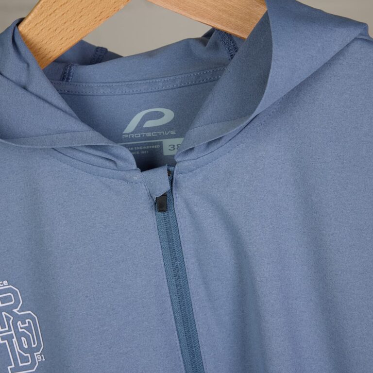 Hoodieshirt Damen P-Hollow Sky W in Stahlblau, Detailansicht 6