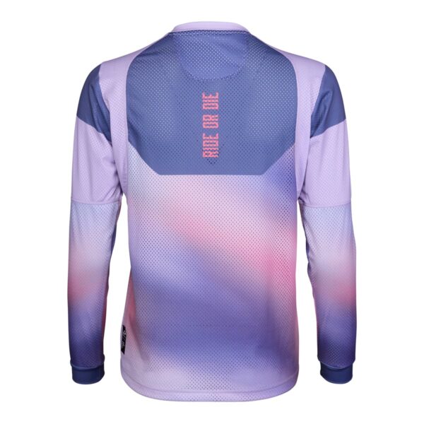Langarmshirt Damen P-Neon Moon W in Pale Iris, Rückansicht