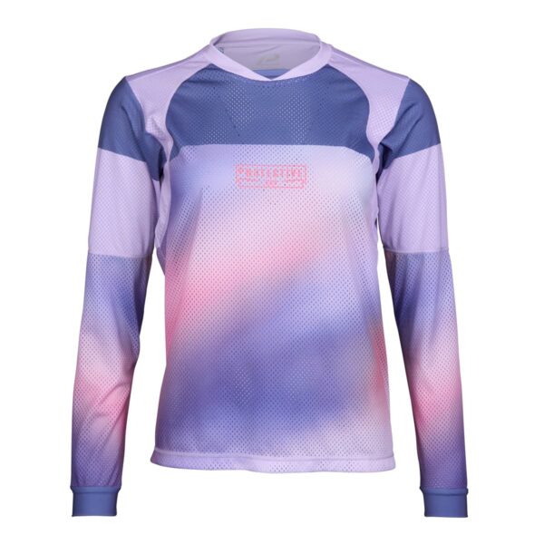 Langarmshirt Damen P-Neon Moon W in Pale Iris, Vorderansicht