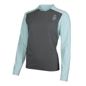 Langarmshirt Damen P-Gambler W in Soft Teal, Seitenansicht