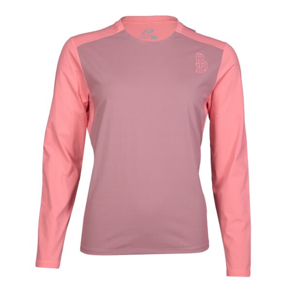 Langarmshirt Damen P-Gambler W in Thrift Pink, Vorderansicht