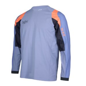 Langarmshirt Herren P-Gambler in Stahlblau, Seitenansicht
