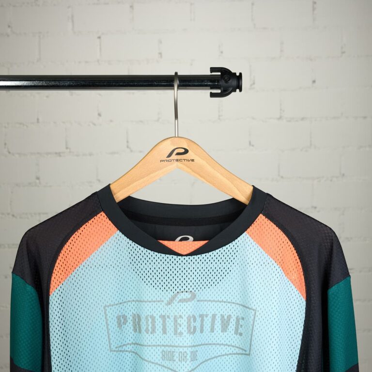 Langarmshirt Herren P-Neon Moon in Soft Teal, Detailansicht 2