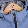 Regenjacke Herren P-Space Age in Stahlblau, Detailansicht 1