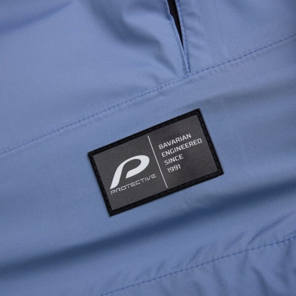 Regenjacke Herren P-Space Age in Stahlblau, Detailansicht 7