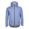 Regenjacke Herren P-Space Age in Stahlblau, Vorderansicht