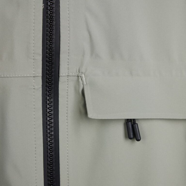Regenjacke Herren P-Space Age in Hellgrün, Detailansicht 3