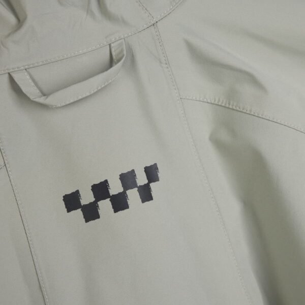 Regenjacke Herren P-Space Age in Hellgrün, Detailansicht 7