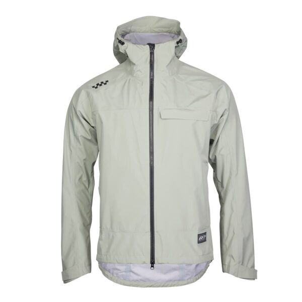 Regenjacke Herren P-Space Age in Hellgrün, Vorderansicht
