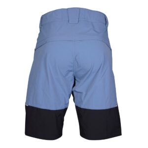 MTB Shorts Herren P-Bounce 4.0 in Stahlblau, Rückansicht