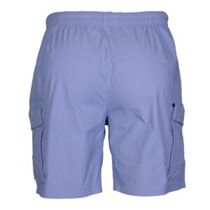 Gravel Shorts Herren P-Cruise in Stahlblau, Rückansicht