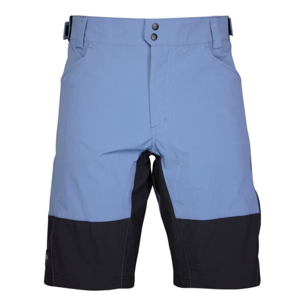 MTB Shorts Herren P-Bounce 4.0 in Stahlblau, Vorderansicht