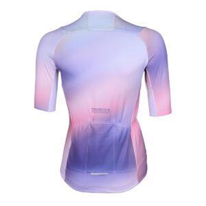 Radtrikot Damen P-Mystery W in Pale Iris, Rückansicht