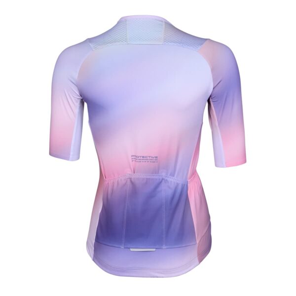 Radtrikot Damen P-Mystery W in Pale Iris, Rückansicht