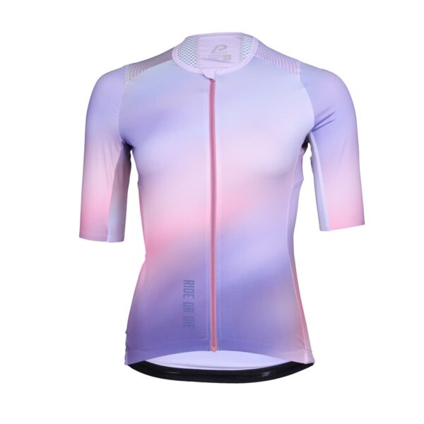 Radtrikot Damen P-Mystery W in Pale Iris, Vorderansicht