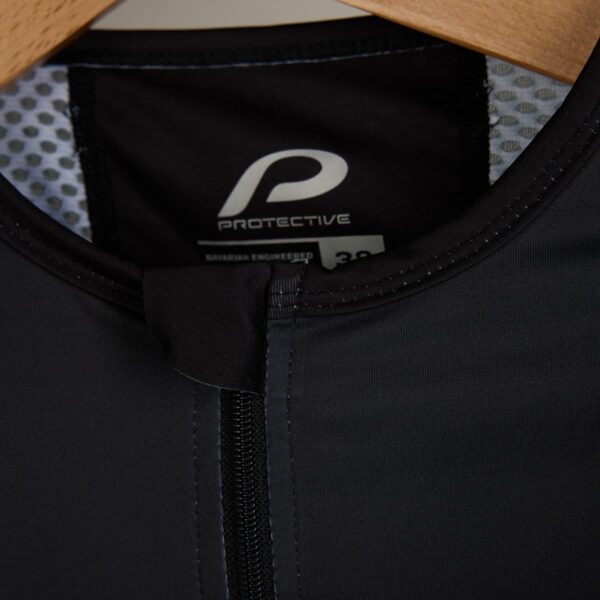 Radtrikot Damen P-Mystery W in Schwarz, Detailansicht