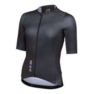 Radtrikot Damen P-Mystery W in Schwarz, Seitenansicht