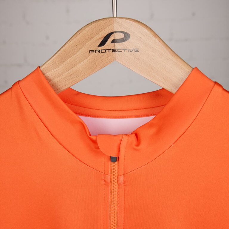 Gravel Trikot Herren P-Stone Dust in Feuerrot, Detailansicht 1