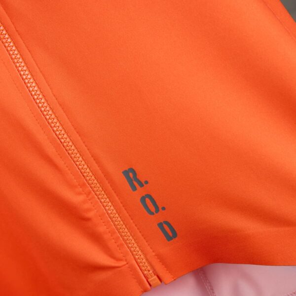 Gravel Trikot Herren P-Stone Dust in Feuerrot, Detailansicht 4