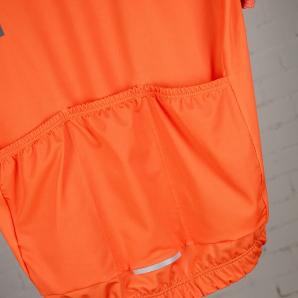 Gravel Trikot Herren P-Stone Dust in Feuerrot, Detailansicht 8