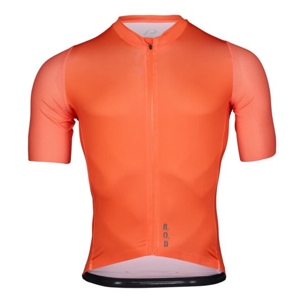 Gravel Trikot Herren P-Stone Dust in Feuerrot, Vorderansicht