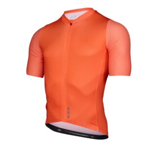 Gravel Trikot Herren P-Stone Dust in Feuerrot, Seitenansicht